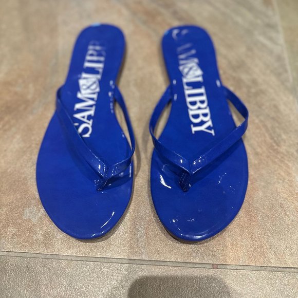Blue Sam & Libby sandals - Picture 1 of 3